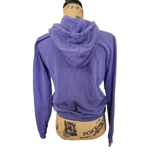 XS Nike Purple Cowl Neck High Collar Pullover Hoodie - Picture 2 of 3